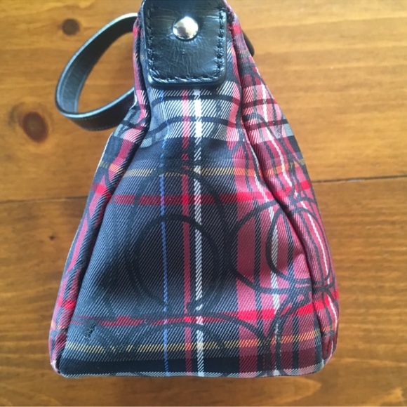Coach Signature Sparkle Tartan Plaid Bag - Picture 3 of 11